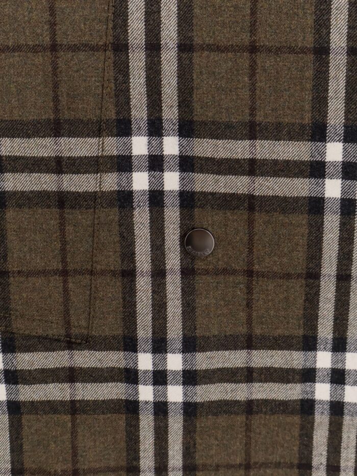 Virgin Wool Skirt With Burberry Check Print