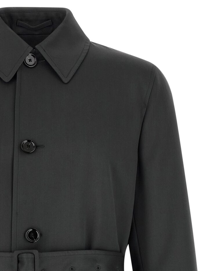 Lardini Virgin Wool Trench Coat
