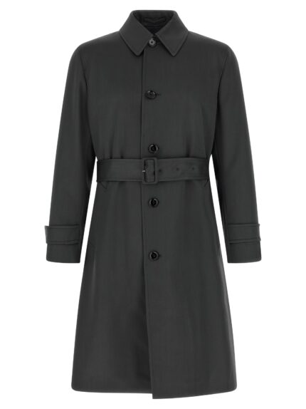 Lardini Virgin Wool Trench Coat