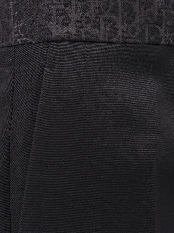 Virgin Wool Tuxedo Trousers With Dior Oblique Detail