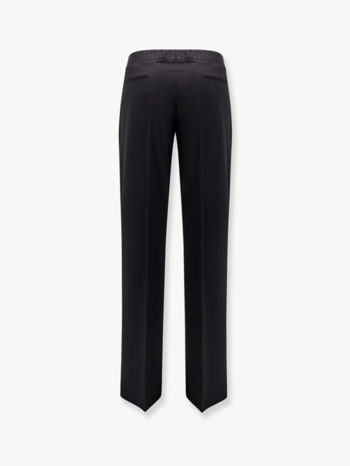 Virgin Wool Tuxedo Trousers With Dior Oblique Detail