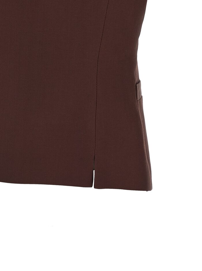 ALBERTO BIANI Viscose And Linen Vest