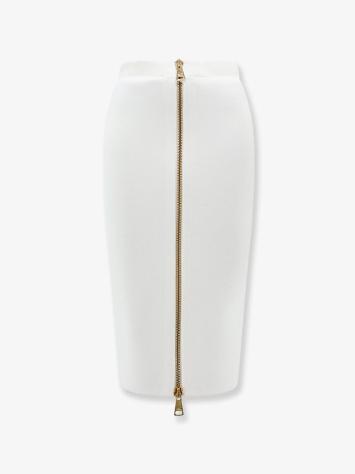 Elisabetta Franchi Viscose And Nylon Skirt With Zip