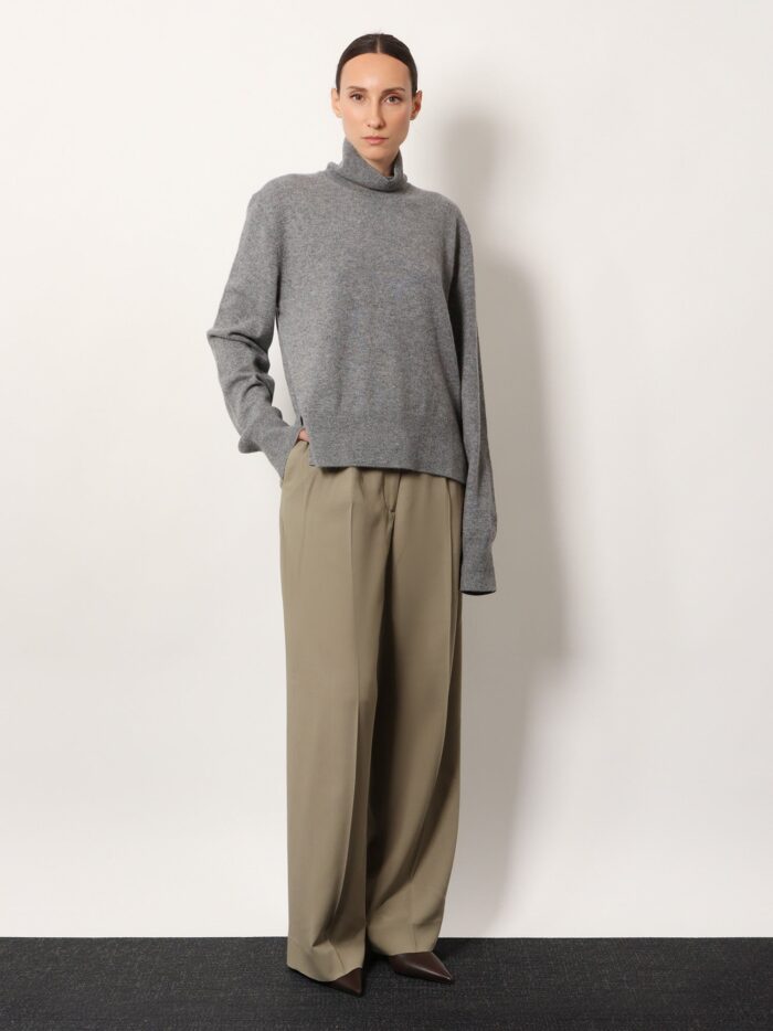 Toteme Viscose And Wool Trousers