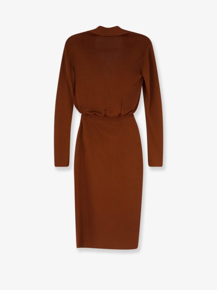Elisabetta Franchi Viscose Blend Midi Dress
