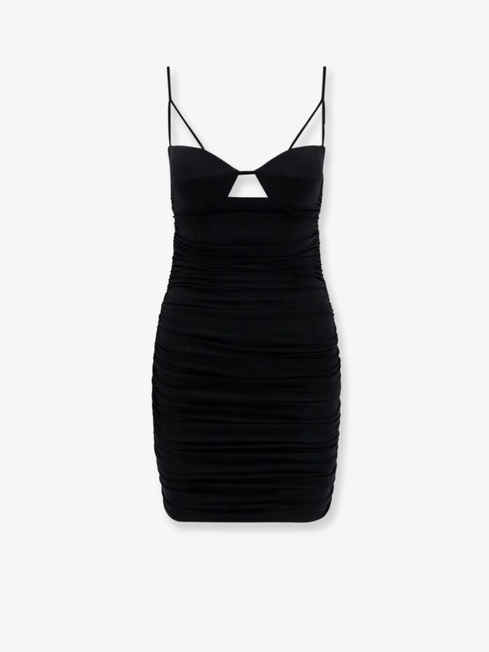 elisabetta franchi viscose blend short dress Elisabetta Franchi Viscose Blend Short Dress