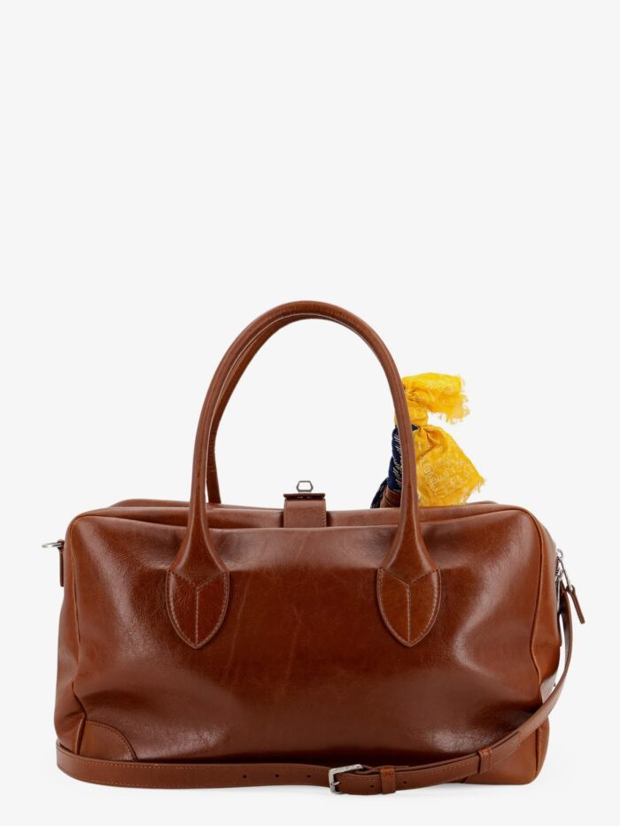 Golden Goose Deluxe Brand Vita Leather Handbag With Front Logo
