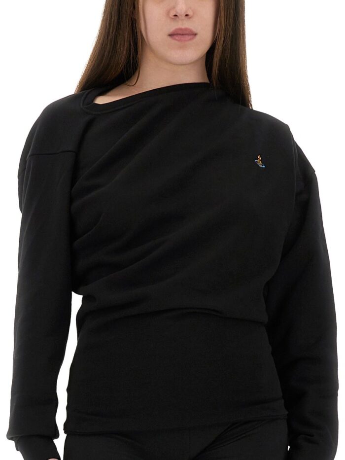 Vivienne Westwood ASYMMETRICAL SWEATSHIRT "HEBO"