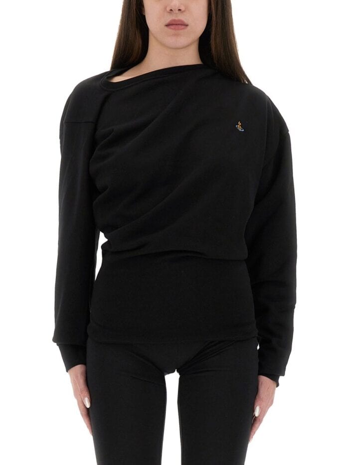 Vivienne Westwood ASYMMETRICAL SWEATSHIRT "HEBO"
