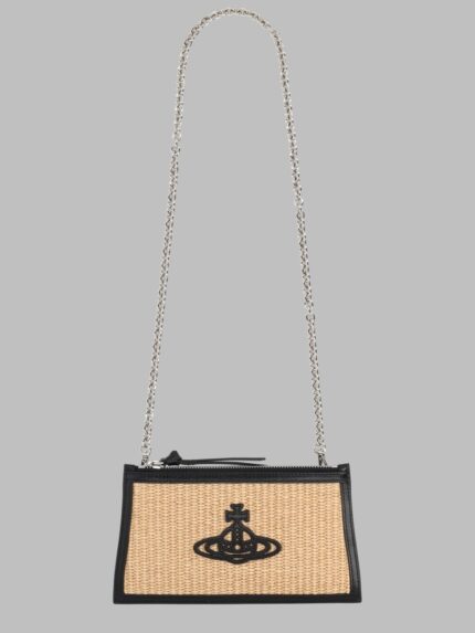 Vivienne Westwood BORSA CLUTCH "FLAT SMALL" INTRECCIATA