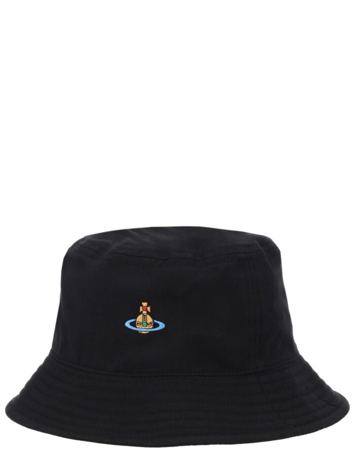 Vivienne Westwood BUCKET HAT WITH "ORB" DETAIL