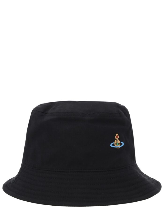 Vivienne Westwood BUCKET HAT WITH "ORB" DETAIL