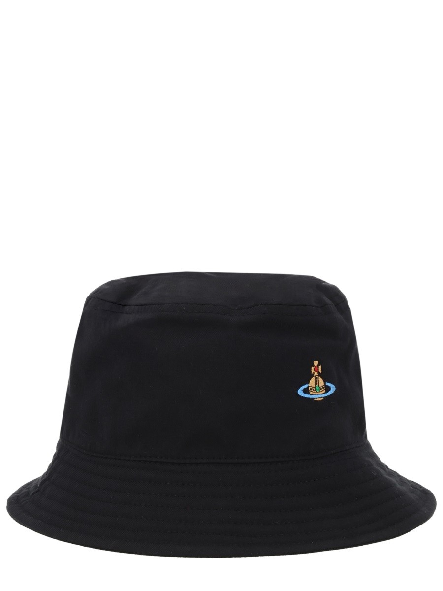 Vivienne Westwood BUCKET HAT WITH "ORB" DETAIL