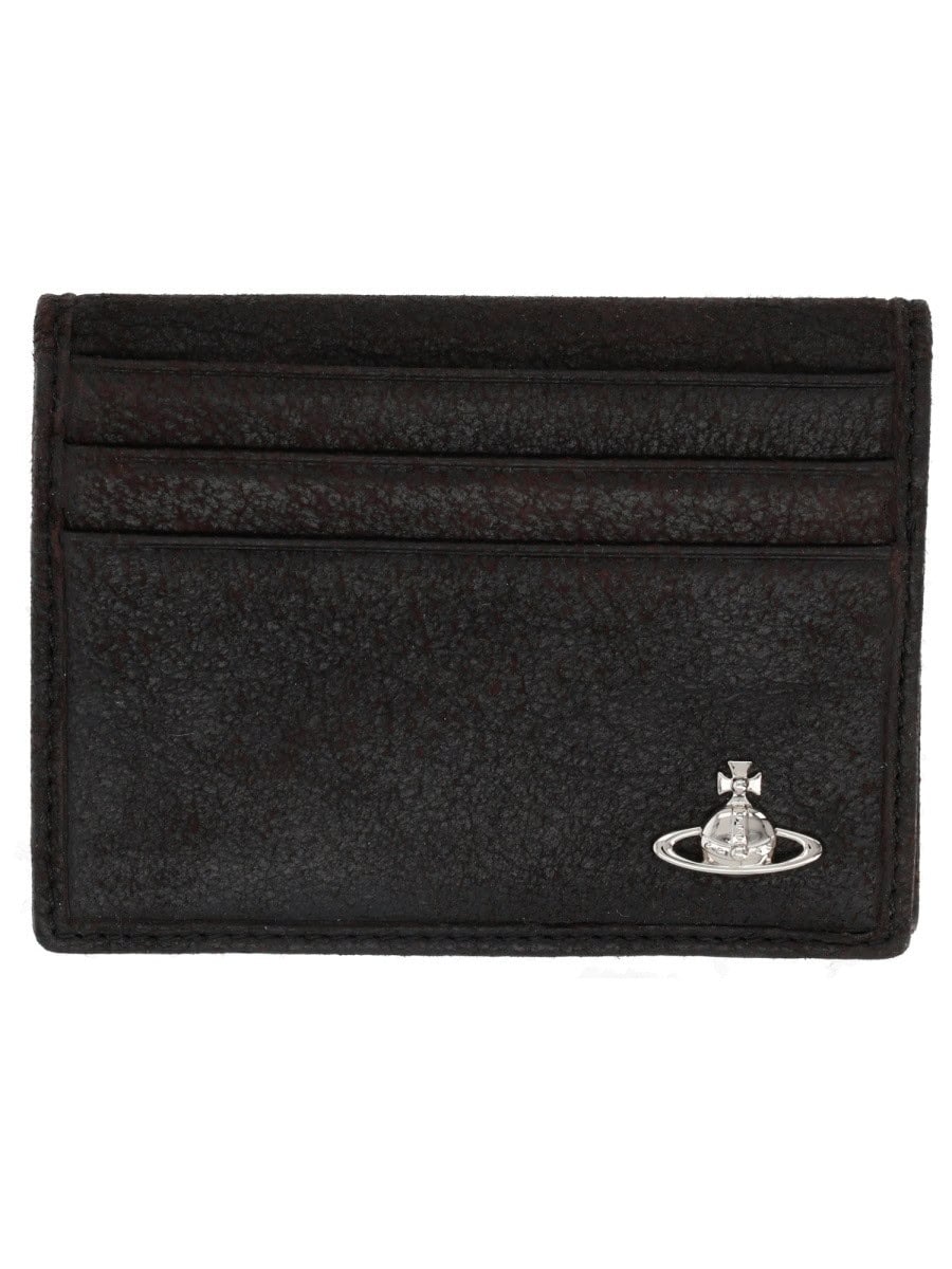 Vivienne Westwood CARD HOLDER WITH "ORB" DETAIL