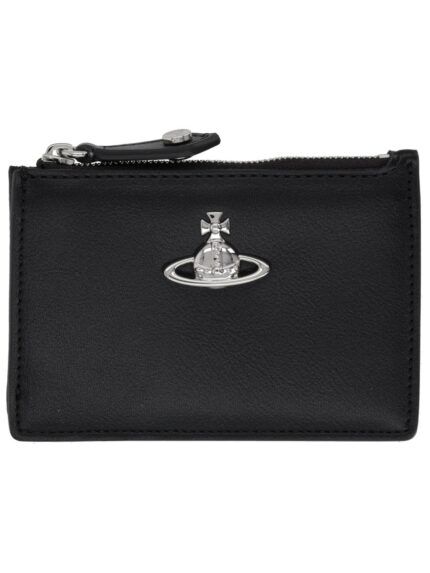 Vivienne Westwood CARD HOLDER WITH "ORB" DETAIL