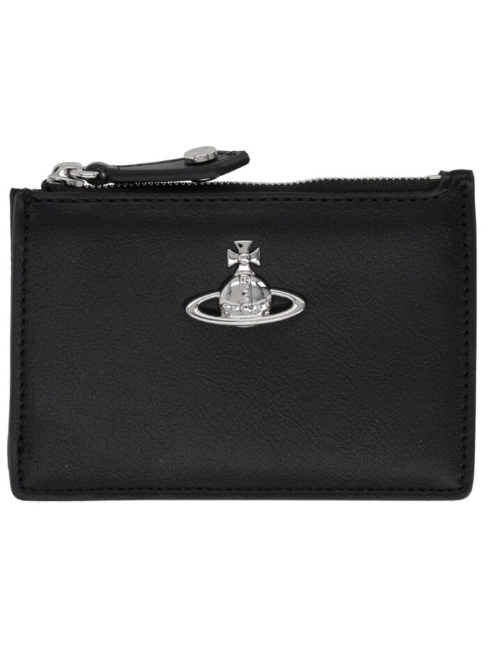 Vivienne Westwood CARD HOLDER WITH "ORB" DETAIL
