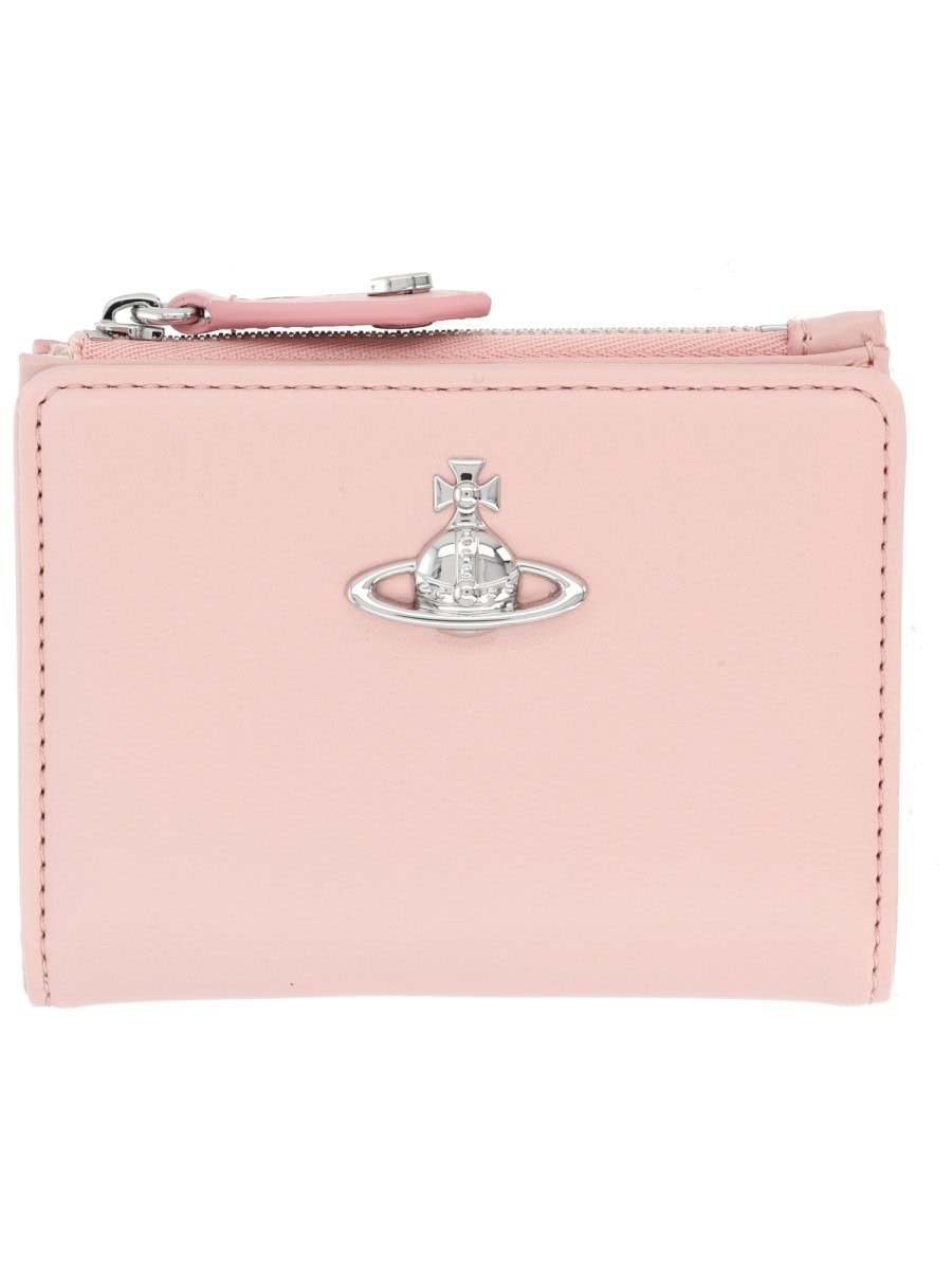 Vivienne Westwood CARD HOLDER WITH "ORB" DETAIL