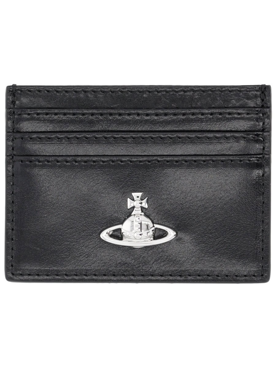 Vivienne Westwood CARD HOLDER WITH ORB DETAIL