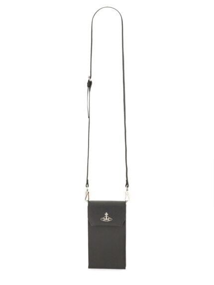 Vivienne Westwood CELL PHONE BAG WITH SHOULDER STRAP