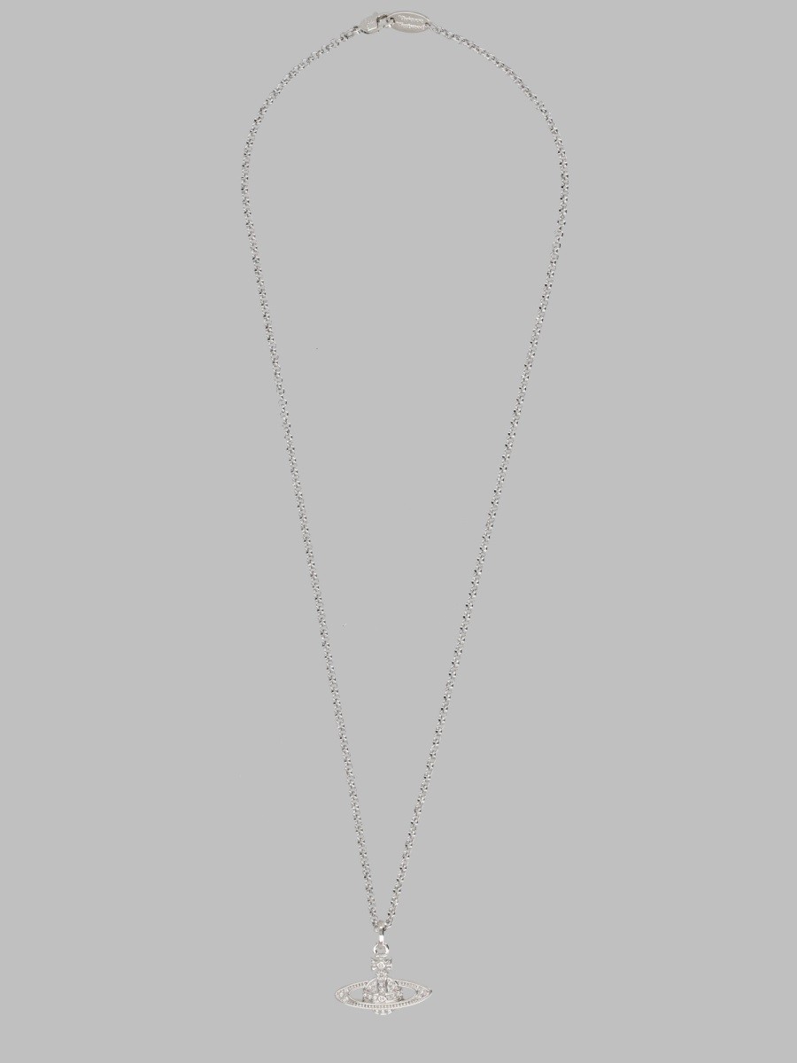 Vivienne Westwood COLLANA CON CIONDOLO ORB "MINI BAS RELIEF"