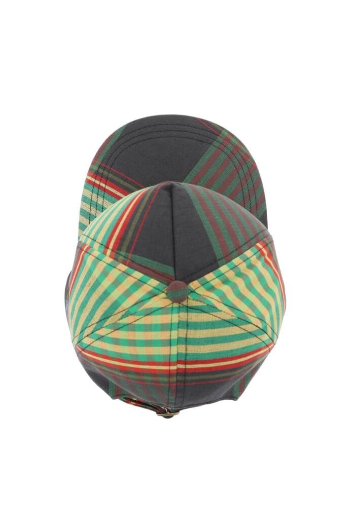 VIVIENNE WESTWOOD Combat Tartan Baseball Cap Hat