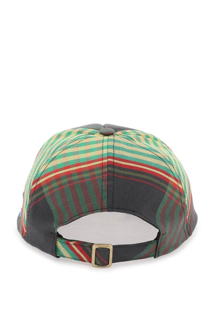 VIVIENNE WESTWOOD Combat Tartan Baseball Cap Hat