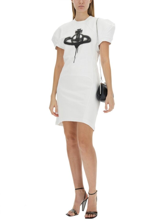 Vivienne Westwood DRESS FOOTBALL SPRAY ORB