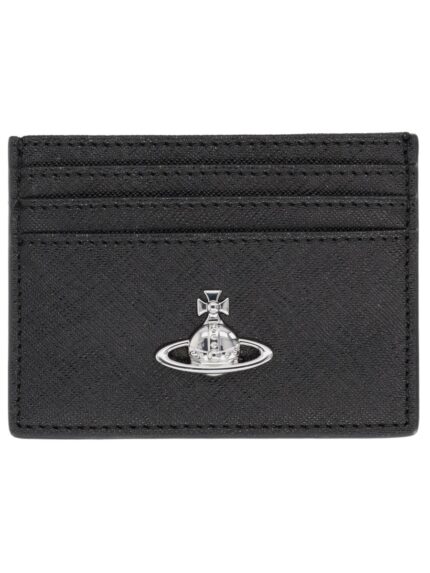 Vivienne Westwood "FLAT" CARD HOLDER WITH "ORB" DETAIL
