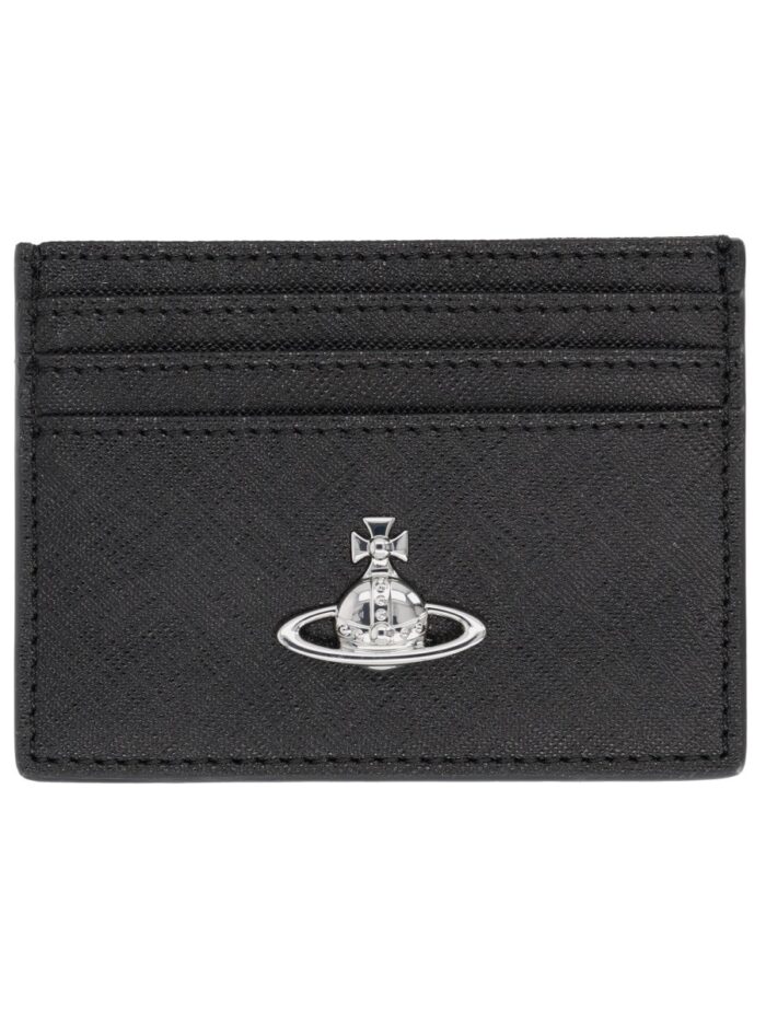 Vivienne Westwood "FLAT" CARD HOLDER WITH "ORB" DETAIL