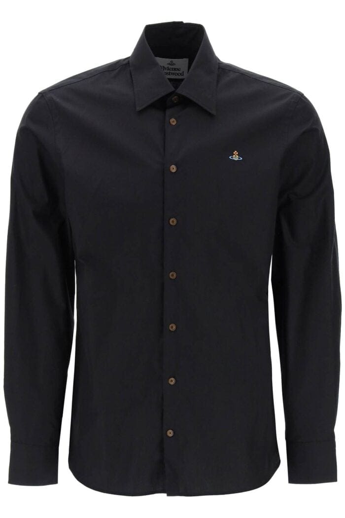 Vivienne Westwood Ghost Shirt With Orb Embroidery