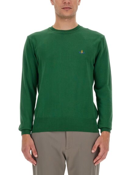 Vivienne Westwood JERSEY WITH ORB EMBROIDERY