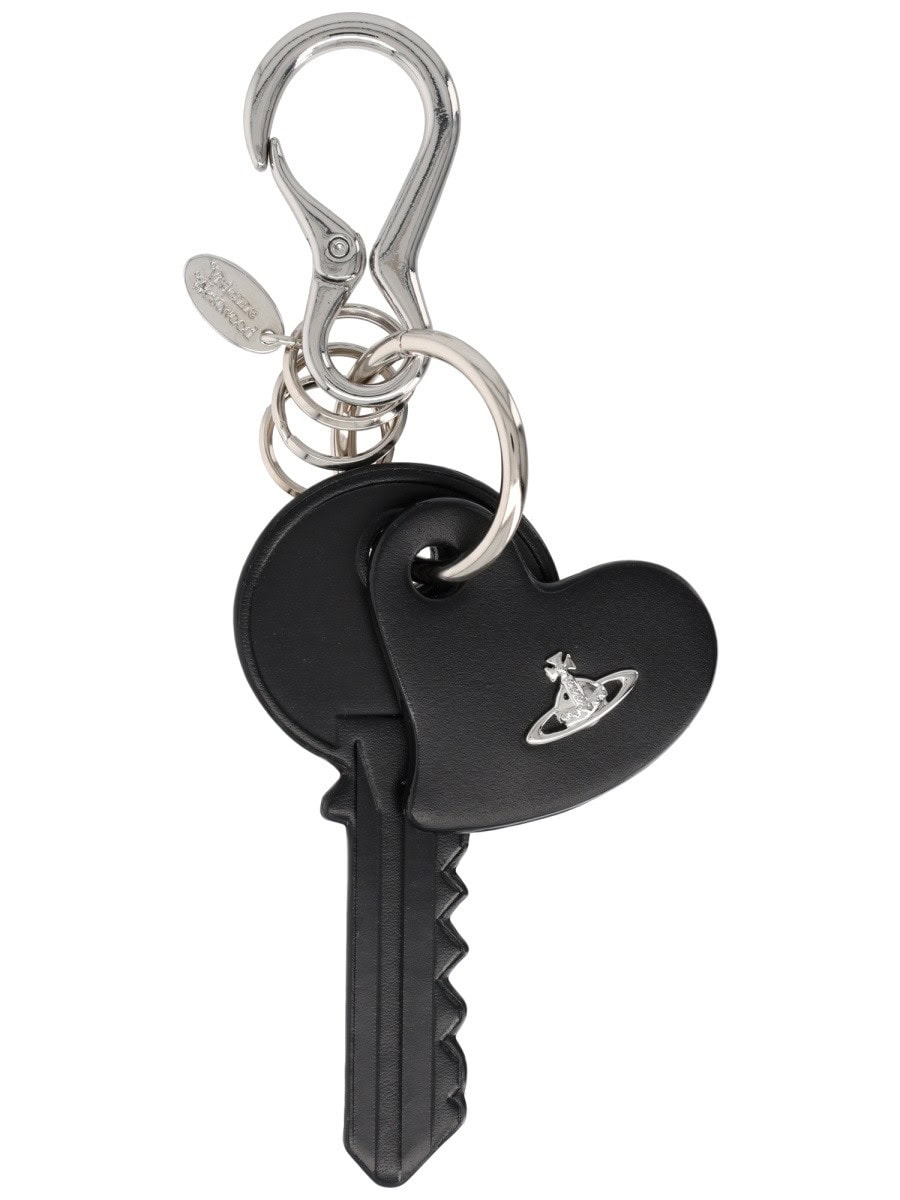 Vivienne Westwood KEY & HEART" KEYCHAIN