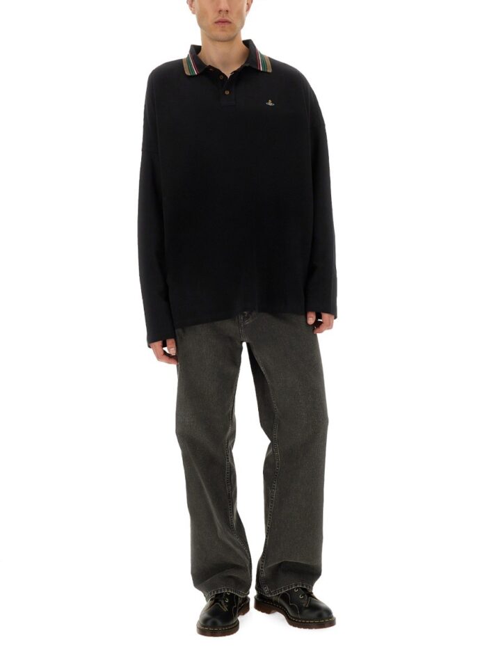 Vivienne Westwood LONG-SLEEVED POLO SHIRT
