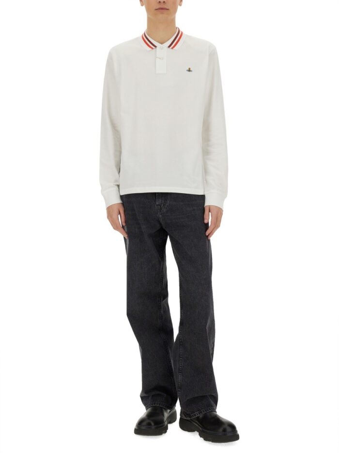 Vivienne Westwood LONG-SLEEVED POLO SHIRT