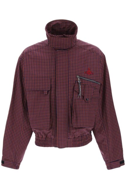 VIVIENNE WESTWOOD Micro Tartan Memphis Bomber Jacket