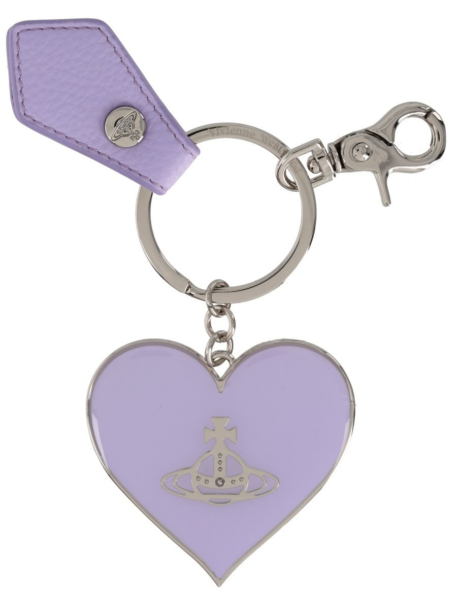 Vivienne Westwood "MIRROR HEART" KEYCHAIN