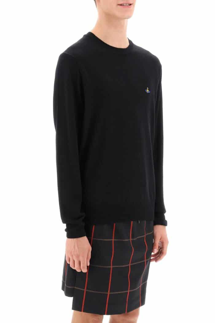 Vivienne Westwood Orb-embroidered Crew-neck Sweater