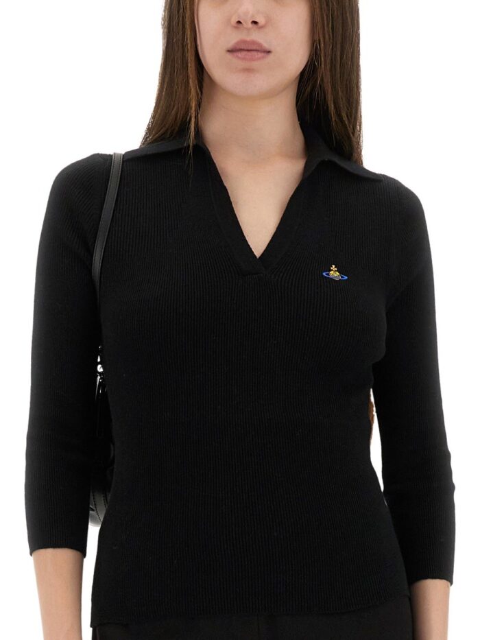 Vivienne Westwood POLO SHIRT "NAVY"