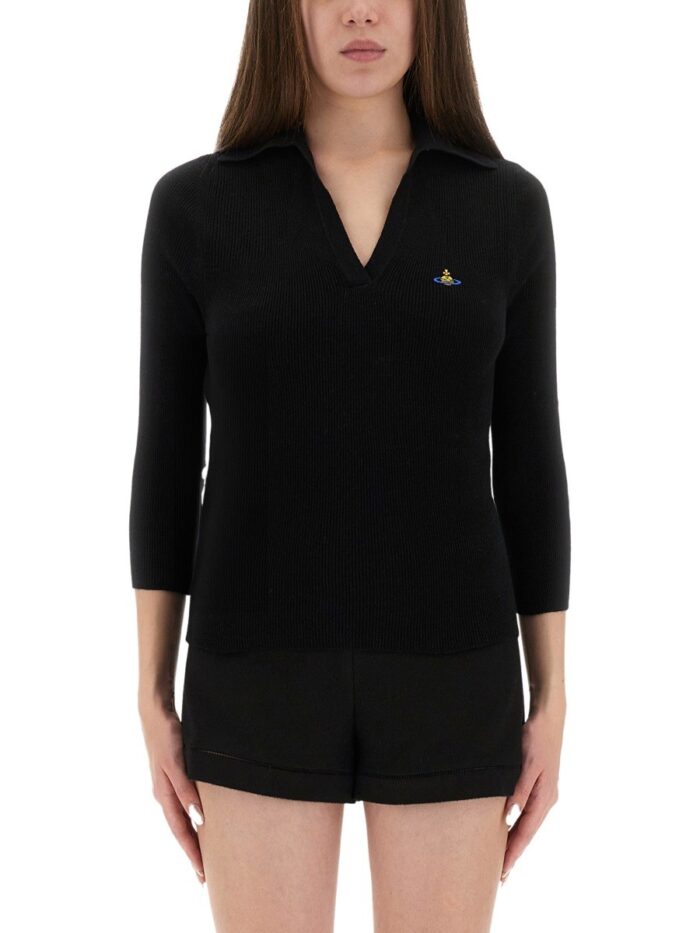 Vivienne Westwood POLO SHIRT "NAVY"