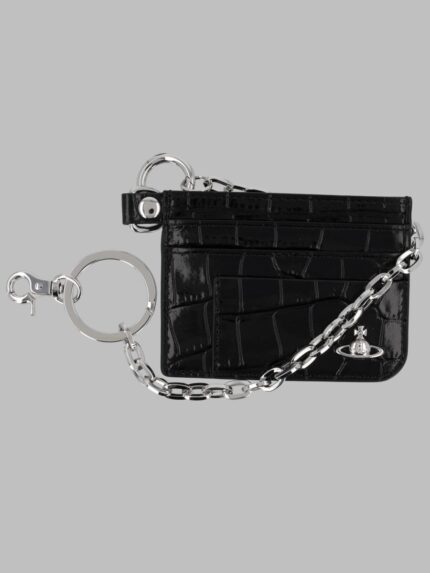 Vivienne Westwood PORTACARTE "FLAT CHAINE"