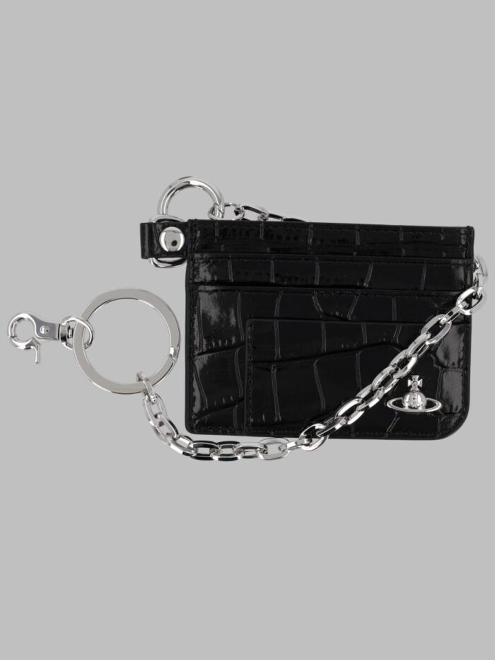 Vivienne Westwood PORTACARTE "FLAT CHAINE"