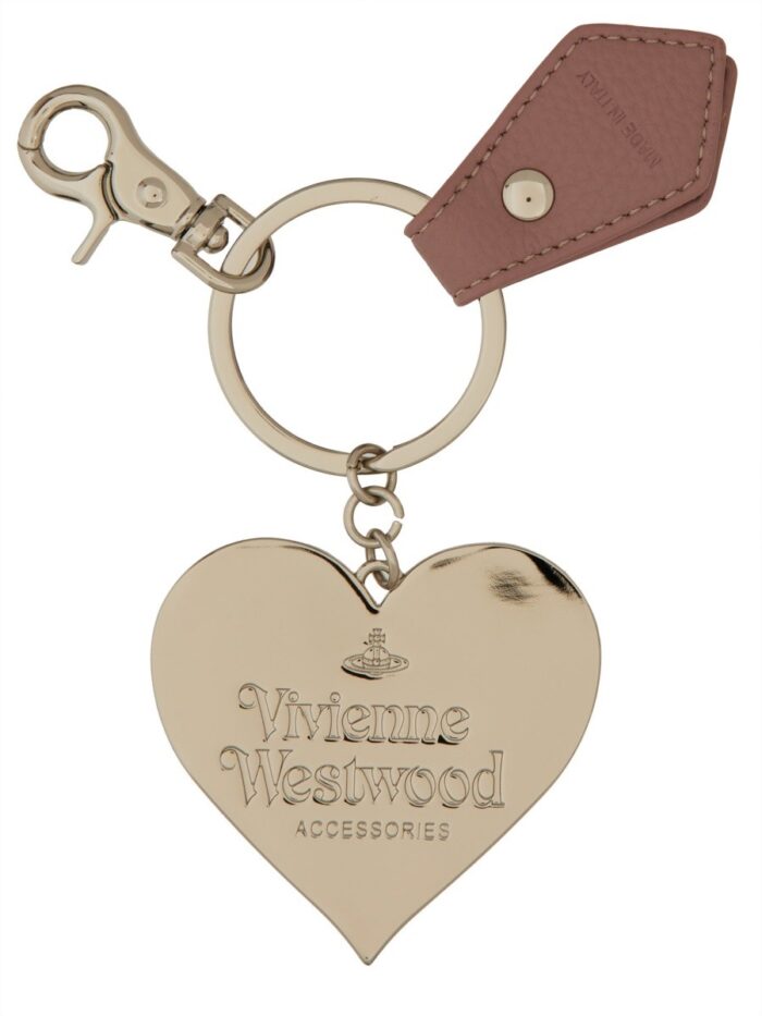 Vivienne Westwood PORTACHIAVE "MIRROR HEART ORB"