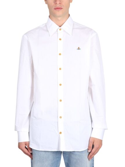 Vivienne Westwood SHIRT WITH ORB EMBROIDERY
