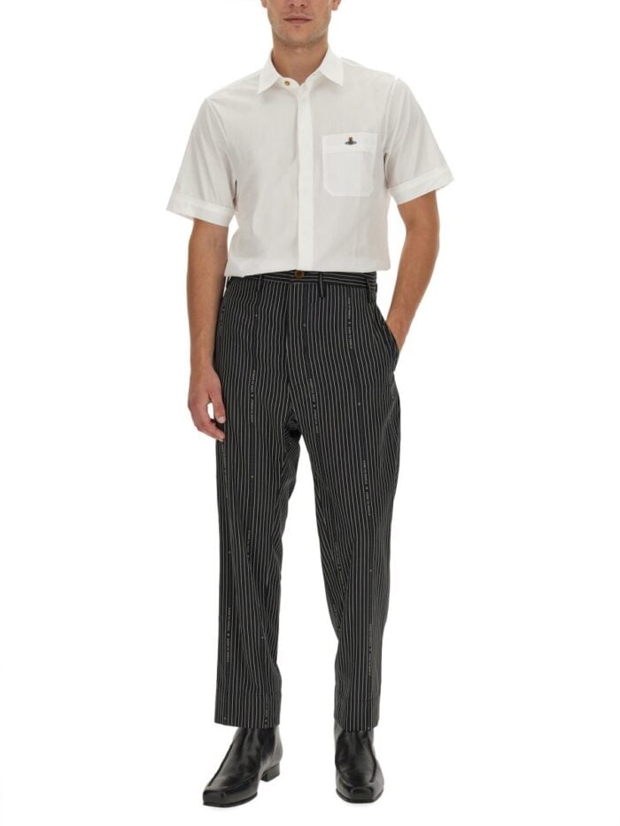 Vivienne Westwood SHIRT WITH ORB EMBROIDERY