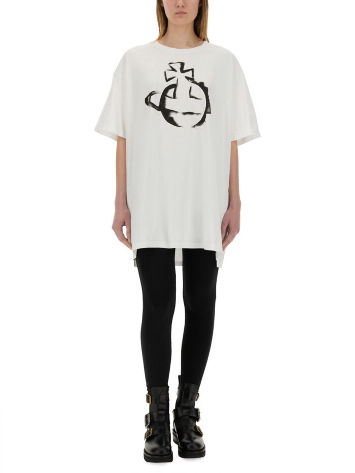 Vivienne Westwood "STENCIL ORB" OVERSIZED T-SHIRT