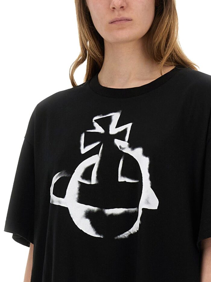 Vivienne Westwood "STENCIL ORB" OVERSIZED T-SHIRT
