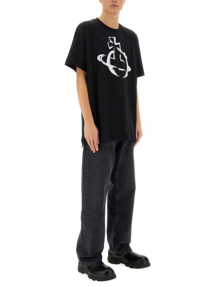 Vivienne Westwood "STENCIL ORB" OVERSIZED T-SHIRT
