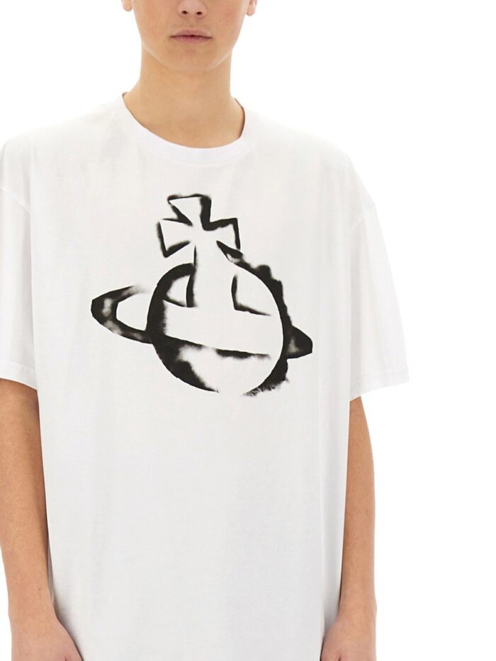 Vivienne Westwood "STENCIL ORB" OVERSIZED T-SHIRT