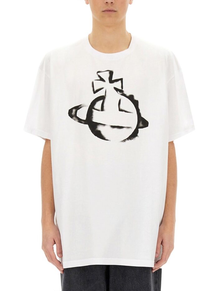Vivienne Westwood "STENCIL ORB" OVERSIZED T-SHIRT