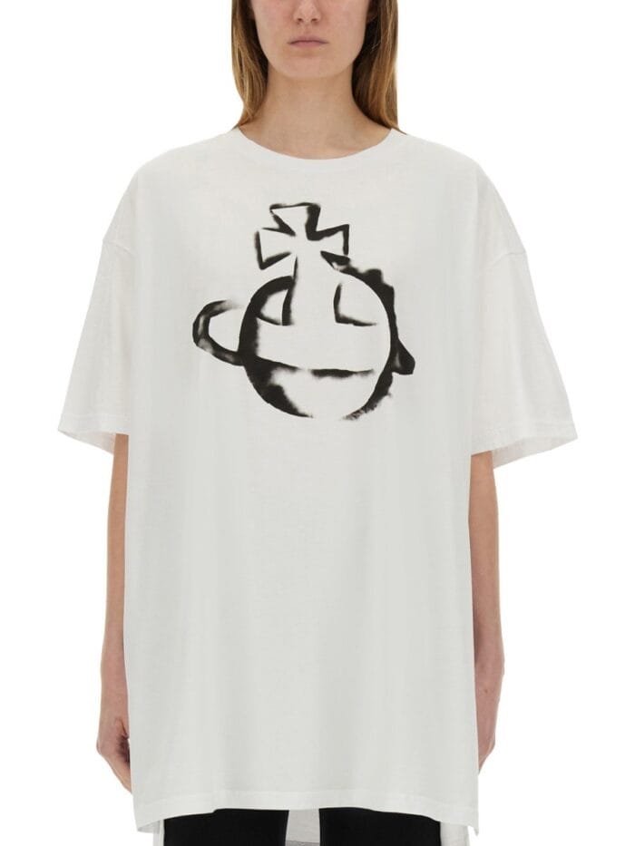 Vivienne Westwood "STENCIL ORB" OVERSIZED T-SHIRT